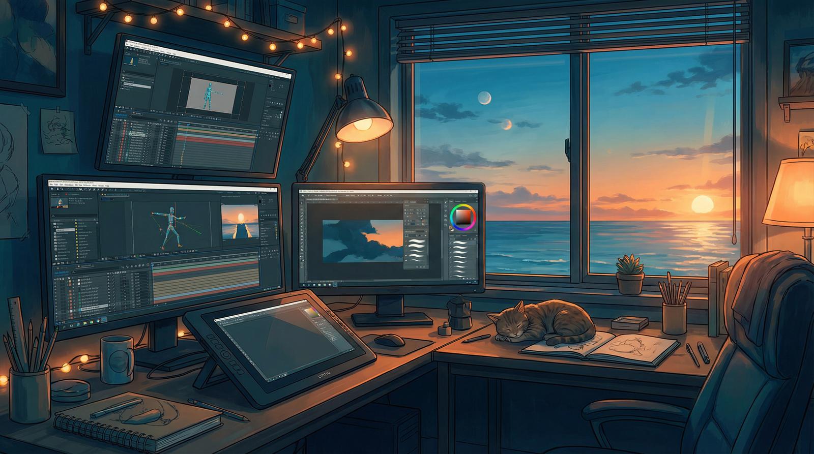 蜜桃传媒动漫创作教程